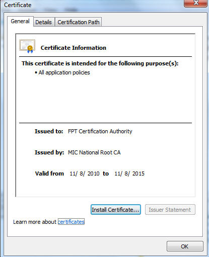 root ca fpt