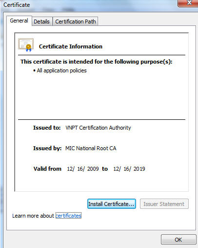 root ca vnpt